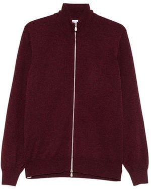 Brunello Cucinelli Cashmere Zipped Cardigan - Purple