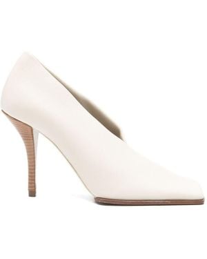 Alaïa Leather Court Shoes - White