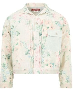 Junya Watanabe Printed Jacket - White
