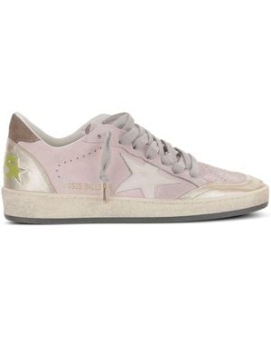 Golden Goose Ball Star Leather Trainers - Pink