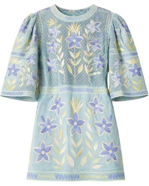 Antik Batik Carioca Dress - Blue