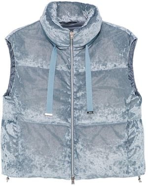 Herno Nylon Down Vest - Blue