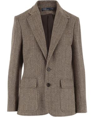 Polo Ralph Lauren Heritage Single-Breasted Blazer - Brown