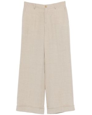 L.B.M. 1911 Wide-Leg Trousers - White