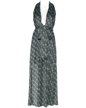 Siyu Ars Long Dress - Blue