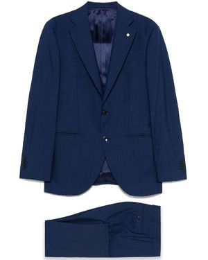 Luigi Bianchi Wool Suit - Blue