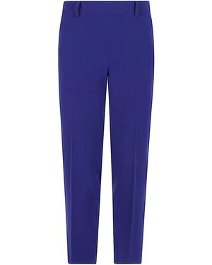 Alberto Biani Light Cady Trousers - Blue