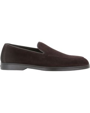 Doucal's Suede Moccasin - White