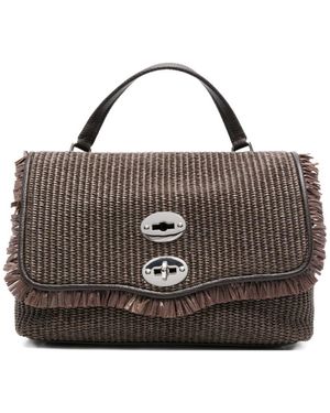 Zanellato Postina Vimini Small Handbag - Brown
