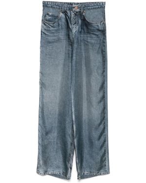 Pierre Louis Mascia Silk Trousers - Blue