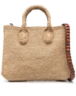 IBELIV Rary Raffia Crossbody Bag - Natural