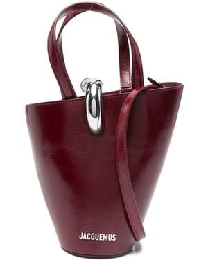 Jacquemus Le Petit Bambola Bucket Bag - Red