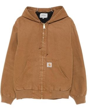 Carhartt Cotton Hooded Jacket - Brown