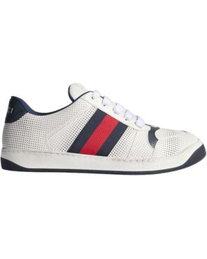 Gucci Screener Trainers - White