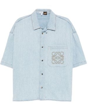 Loewe Denim Cotton Shirt - Blue