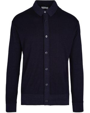 Paolo Pecora Cardigan With Buttons - Blue