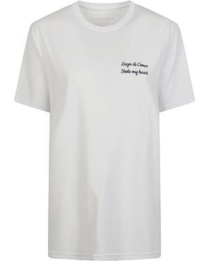 TESSABIT PRIVATE LABEL Lago Di Como Stole My Heart T-Shirt - White