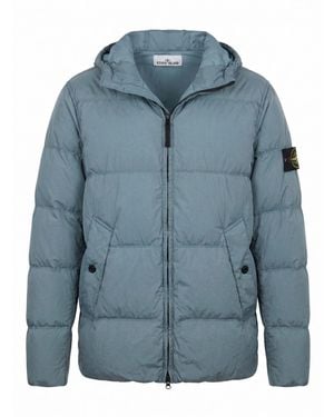 Stone Island Crinkle Reps Ny Puffer Jacket - Blue
