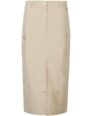 Barbour Skirt With Pockets - Natural
