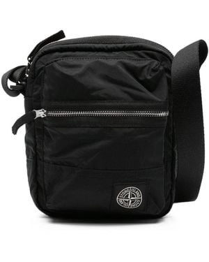 Stone Island Nylon Crossbody Bag - Black