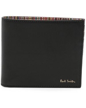 Paul Smith Leather Bifold Wallet - Black