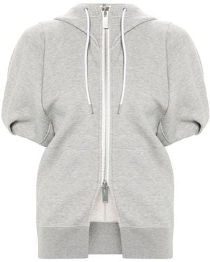 Sacai Sponge Sweat Hoodie - White