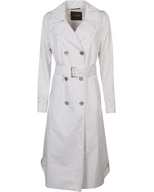Moorer Cleopatra Coat-Wk - Grey