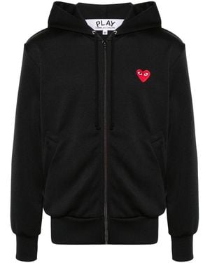 COMME DES GARÇONS PLAY Cotton Hoodie - Black