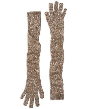 Brunello Cucinelli Long Gloves - Natural