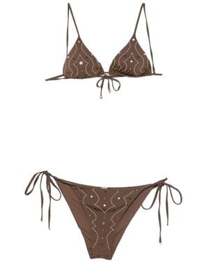 VENUJA Triangle Bikini Set - White