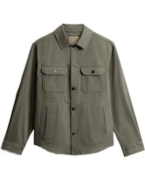 Woolrich Camicia Overshirt Con Tasche - Verde