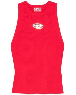 DIESEL Logo Tank Top - Red