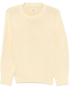 TOTEME Cotton Oversized Jumper - Natural