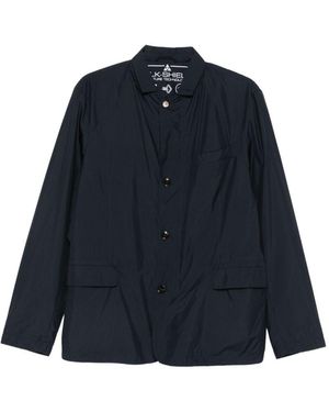 Heskimo Overshirt With Logo - Blue