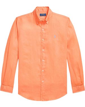 Ralph Lauren Linen Shirt - Orange