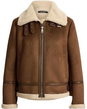 Ralph Lauren Buckle-Trim Jacket - Brown