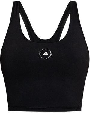 adidas By Stella McCartney Logo Tank Top - Black