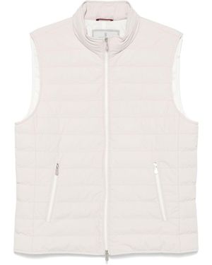 Brunello Cucinelli Nylon Down Jacket - White