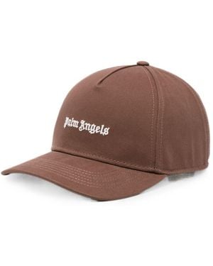 Palm Angels Classic Logo Baseball Cap - Brown