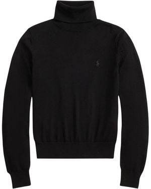 Polo Ralph Lauren Wool Rollneck Jumper - Black