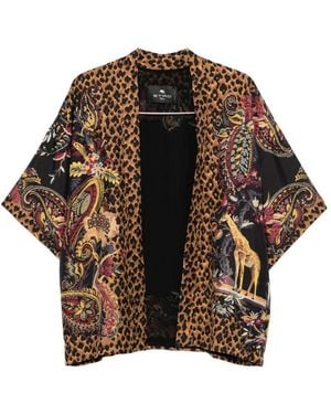 Etro Kesa Silk Jacket - Black