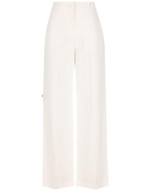 Fendi Cotton Trousers - White