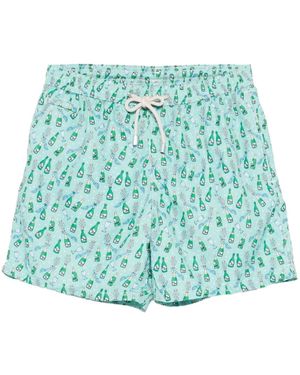 MC2 Saint Barth Lighting Micro Fantasy Sea Boxer - Blue