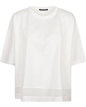 MIZUIRO Cotton T-Shirt - White