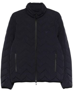 Emporio Armani Nylon Down Jacket - Blue