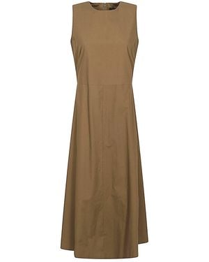 MIZUIRO Cotton Long Dress - Natural