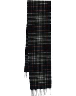Barbour New Check Tartan Scarf - Black