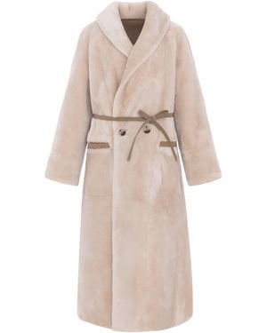 Urbancode Long Reversible Coat - Natural