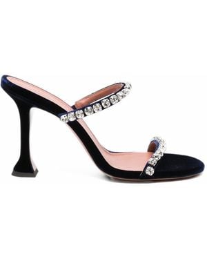 AMINA MUADDI Gigi Heel Sandals - Black