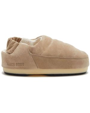 Moon Boot Boot With Logo - Natural